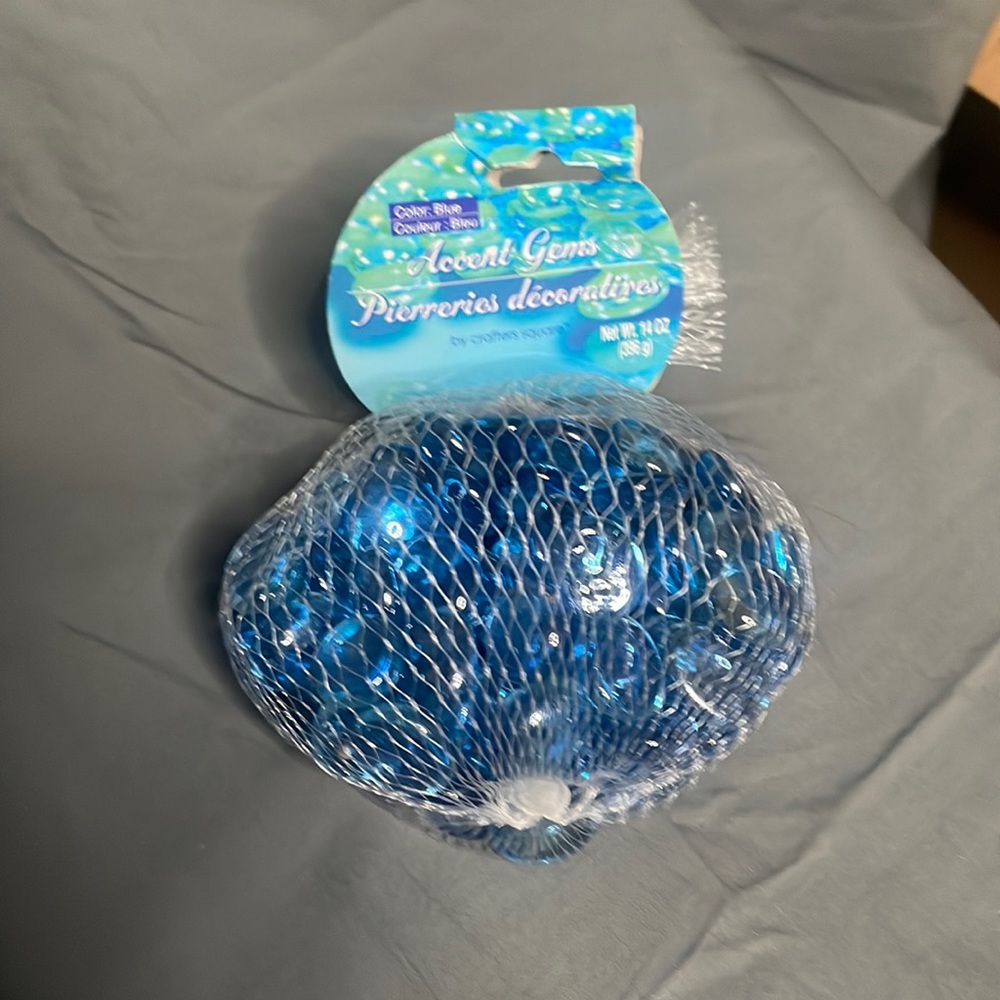 NWT Blue Crafters Square Accent Gems